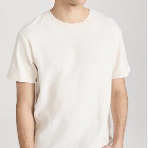 Frame Duo Fold Tee in White Sand